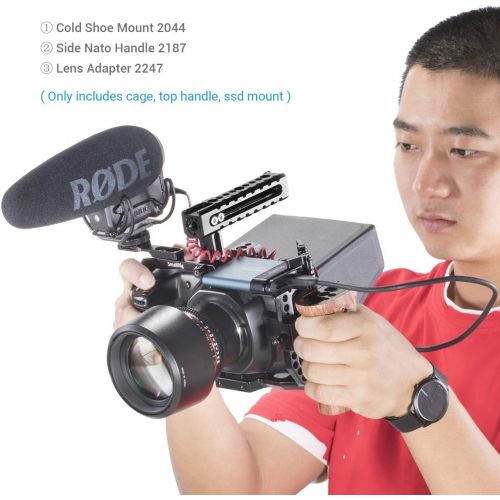  [아마존베스트][Updated] SMALLRIG Camera Cage Kit for Blackmagic Design Pocket Cinema Camera 4K & 6K, Compatible with BMPCC 4K & 6K - KCVB2419