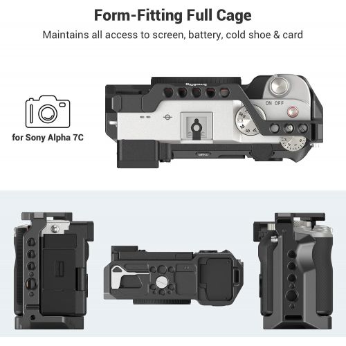  [아마존베스트]SMALLRIG Camera Cage for Sony Alpha 7C A7C (ILCE7C) Camera - 3081