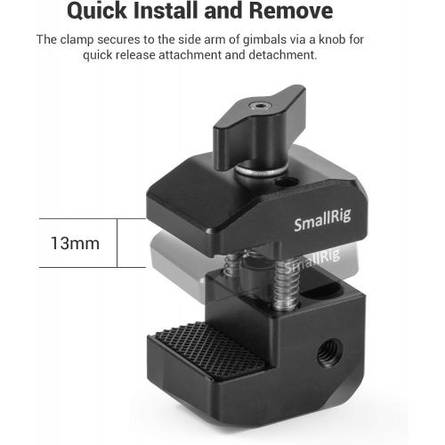  [아마존베스트]SMALLRIG Counterweight & Mounting Clamp Kit for DJI Ronin-S/Ronin-SC and Zhiyun Weebill/Crane Series Gimbals BSS2465