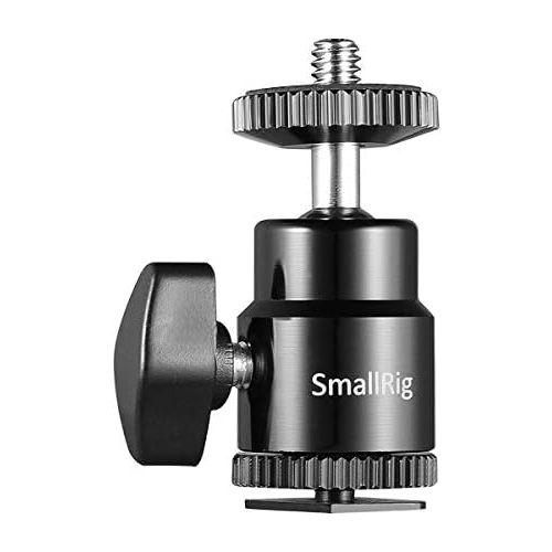  [아마존베스트]SMALLRIG DSLR Rigs New 1/4 Camera Hot Shoe Mount with Additional 1/4 Screw