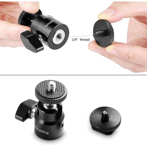  [아마존베스트]SMALLRIG DSLR Rigs New 1/4 Camera Hot Shoe Mount with Additional 1/4 Screw