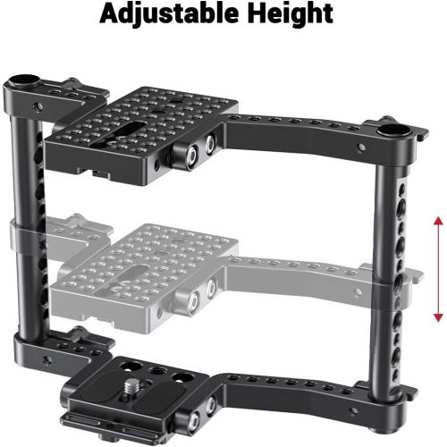  SmallRig Cage for Dslr Camera for Panasonic GH5GH4GH3, for Canon EOS 5D Mark III80D70D6D7D, for Nikon D7200D7000D7100, for Sony A7IIA7SII, for Fujifilm X-T2, for Sony A99-