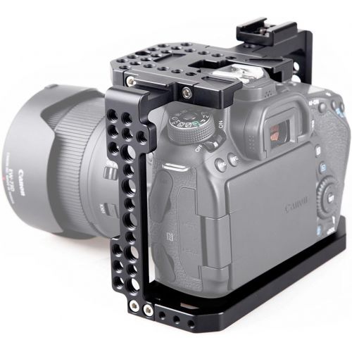  SmallRig SMALLRIG Camera Cage for Canon EOS 80D with NATO Rail, Cold Shoe - 1789