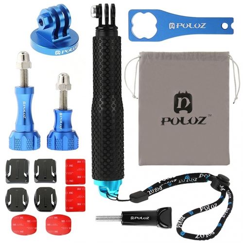  SMARDY 16 in1 CNC Zubehoer-Kit fuer Gopro Hero 7 | 6 | 5 | 4 | 3 | 2 HD | 1 | Xiaoyi - Befestigungszubehoer Einbeinstativ Stativ Schluessel usw.