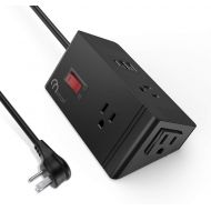 [아마존 핫딜] ONSMART Type-C Power Strip Flat Plug with 2 Outlets 2 USB Ports& 1 USB-C for iPhone Xs/XR/Max, Desktop Charging Station for Home, Travel, Office, Cruise, Overload Protection, 5Ft E