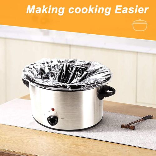  [아마존베스트]SMARTAKE Slow Cooker Liners, 13 × 21 Inches Disposable Cooking Bags, Easy Clean-Up Plastic Bags, Fit 3QT to 8QT, for Slow Cooker, Crockpot, Aluminum Cooking Trays, Pans, 1 Pack (30