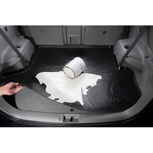  SMARTLINER MAX LINER D0230 All Weather Cargo Trunk Liner Floor Mat Behind 2nd Row Seat Black for 2017-2019 GMC Acadia (No All Terrain Models)