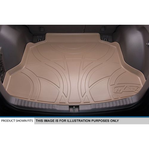  SMARTLINER All Weather Cargo Liner Floor Mat Tan for 2016-2018 Lexus RX350 / RX450h (No RXL Models)