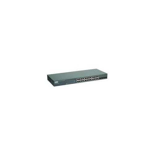  SMC Networks SMCGS24C-Smart 101001000Mbps Smart 24 Ports with Jumbo Frame Support Rack Mountable Internal Power Switches