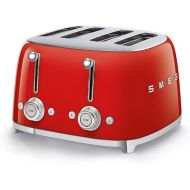 Smeg 50s Retro Line Red 4x4 Slot Toaster