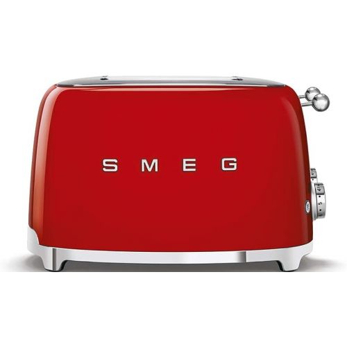 스메그 Smeg 50s Retro Line Red 4x4 Slot Toaster