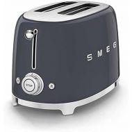 SMEG 50's Retro Style Aesthetic 2 Slice Toaster in Slate Gray