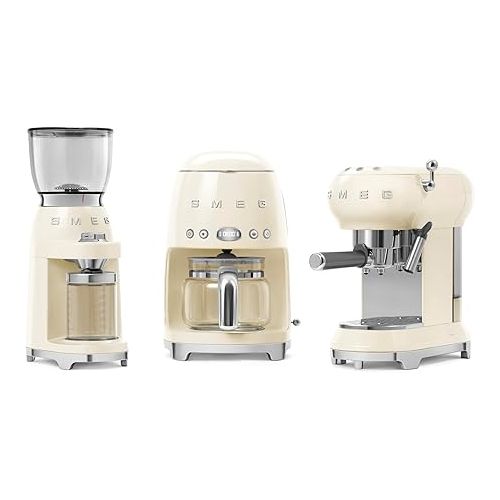 스메그 SMEG Retro Electric Coffee Grinder (Cream)