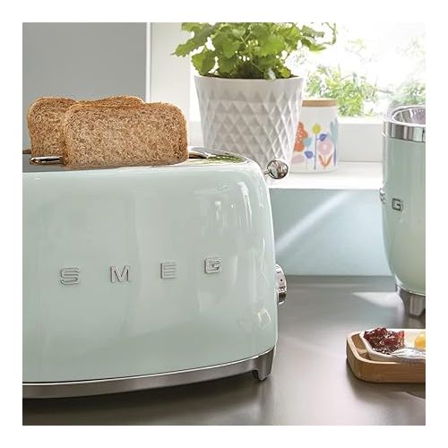 스메그 SMEG 2 Slice Retro Toaster (Pastel Green)