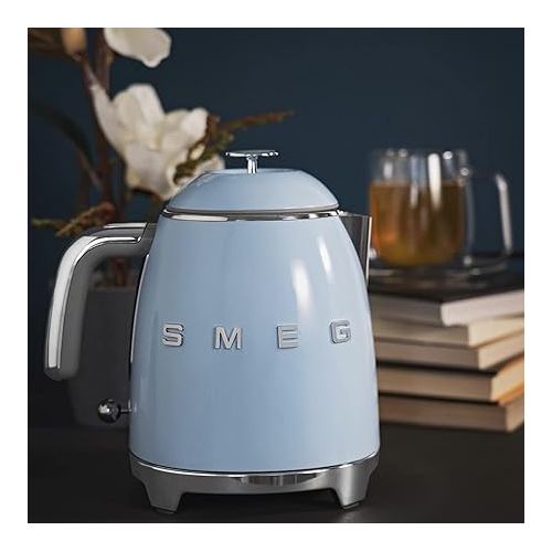 스메그 Smeg Pastel Blue 50's Retro Style Electric Mini Kettle