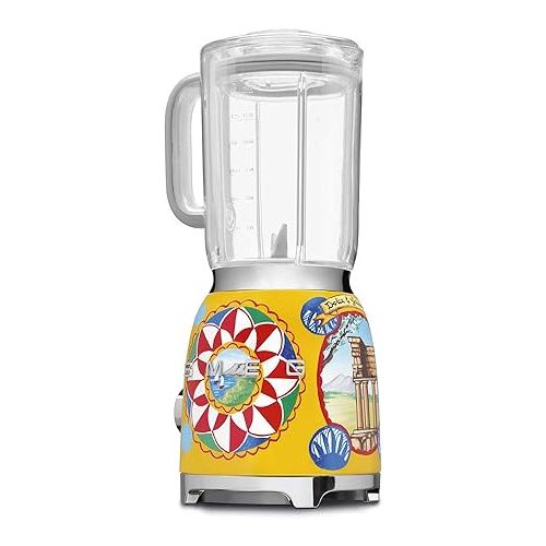 스메그 Dolce and Gabbana x Smeg Countertop Blender BLF01DGUS, Sicily Is My Love,