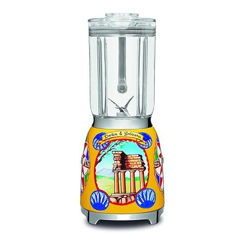 스메그 Dolce and Gabbana x Smeg Countertop Blender BLF01DGUS, Sicily Is My Love,