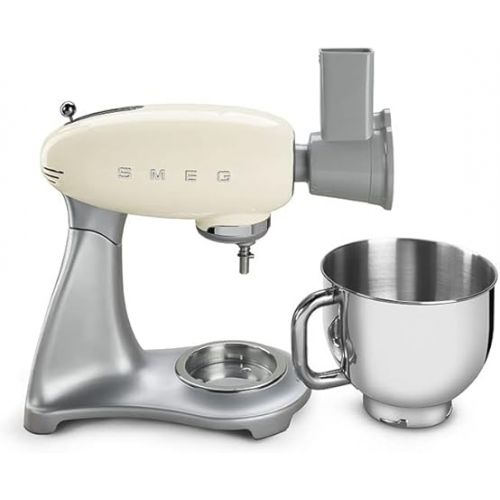 스메그 Smeg SMSG01 Slicer and Grater, Silver