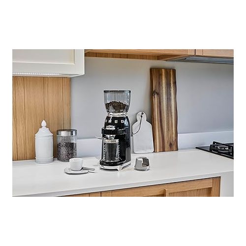 스메그 SMEG Retro Electric Coffee Grinder (Black)