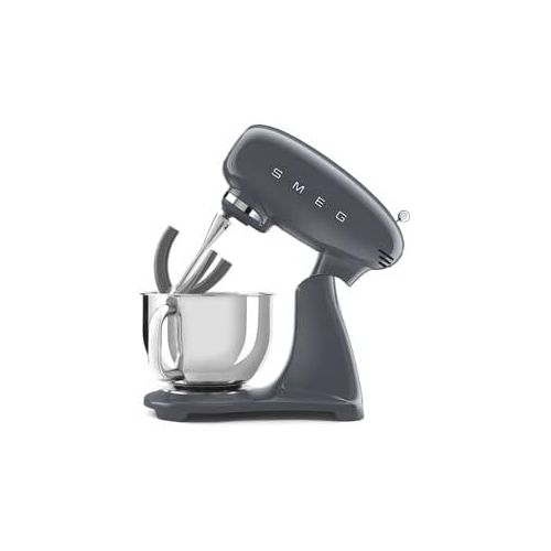 스메그 SMEG 50's Retro Stand Mixer with Accessories Slate Gray SMF03GRUS