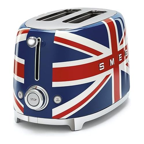 스메그 Smeg 50s Retro Line Union Jack 2-Slice Toaster