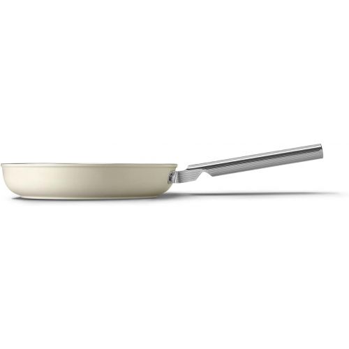 스메그 Smeg Cookware 10-Inch Cream Frypan