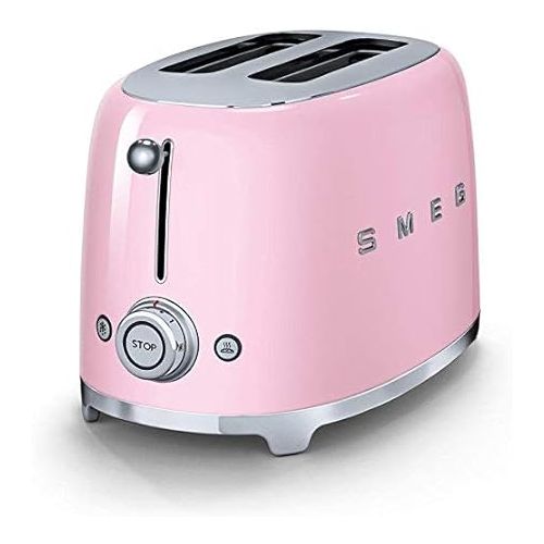 스메그 SMEG 2 Slice Retro Toaster (Pink)