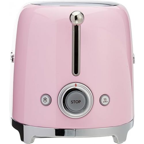 스메그 SMEG 2 Slice Retro Toaster (Pink)