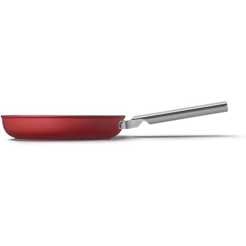 스메그 Smeg Cookware 10-Inch Red Frypan