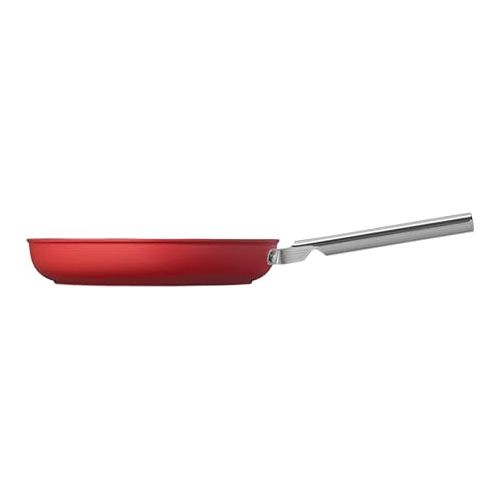 스메그 SMEG 8PC Non Stick Cookware Set, Red 9.5