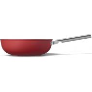 Smeg Cookware Red 12-Inch Wok