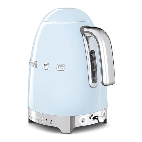 스메그 Smeg - Kettle - 11+ - Kettle with Temperature Control - Light Blue