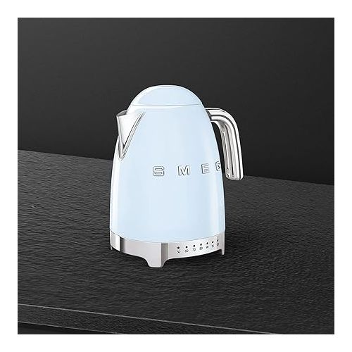 스메그 Smeg - Kettle - 11+ - Kettle with Temperature Control - Light Blue