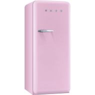 Smeg FAB28URPK3 50s Style 9.2 Cubic Feet Pink Right-hand Refrigerator with Freezer Compartment