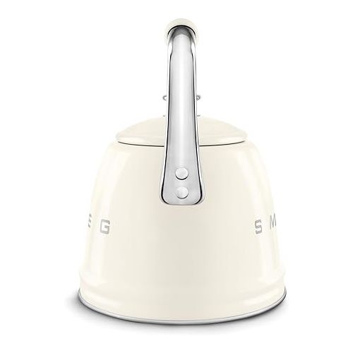 스메그 SMEG Retro Stovetop Whistling Kettle - 2.4Q (Cream)