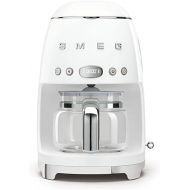 Smeg 50's Retro Style Aesthetic Drip Coffee Machine, White