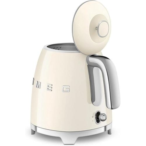 스메그 SMEG KLF05CREU Cream Kettle 0.8L 50s Style