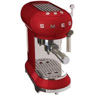 SMEG Espresso-Kaffeemaschine ECF01RDEU, 1350, Kunststoff, 1 Liter, rot