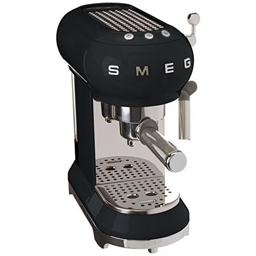스메그 Smeg Espresso-Kaffeemaschine ECF01BLEU, 1350, 1 Liter, Schwarz