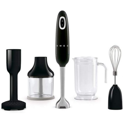 스메그 SMEG Hand-Stabmixer HBF02BLEU, 700, schwarz