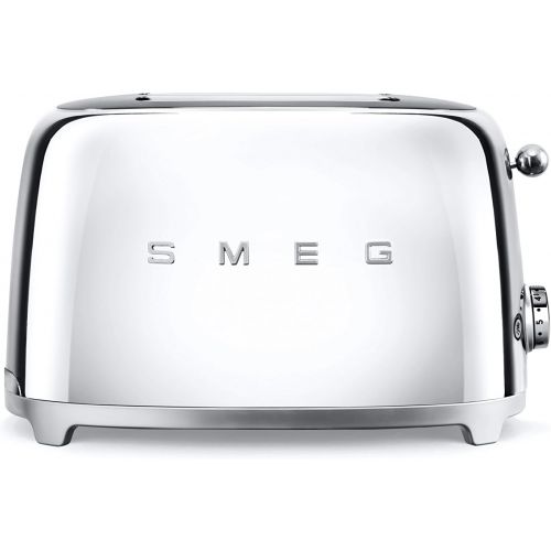 스메그 Smeg TSF01SSEU Toaster 2 Scheiben, chrom