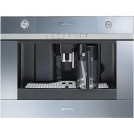 [아마존베스트]Smeg CMSCU451S 24 Linea Built-In Coffee Machine with Milk Frother Fully Automatic for Coffee Beans 5 Level Adjustable