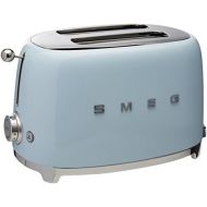 [아마존베스트]Smeg TSF01PBUS 50s Retro Style Aesthetic 2 Slice Toaster, Pastel Blue