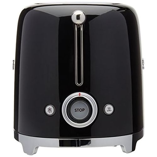 스메그 [아마존베스트]Smeg 4-Slice Toaster Black