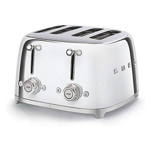 스메그 [아마존베스트]Smeg 4 Slot Toaster Chrome TSF03 SSUS