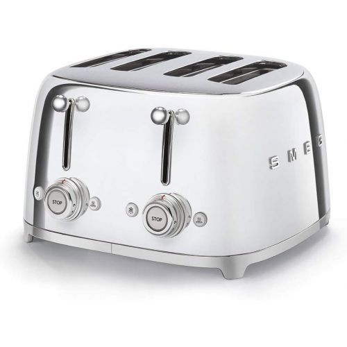 스메그 [아마존베스트]Smeg 4 Slot Toaster Chrome TSF03 SSUS