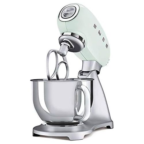 스메그 [아마존베스트]Smeg 1950s Retro Style Aesthetic Stand Mixer (Pastel Green)