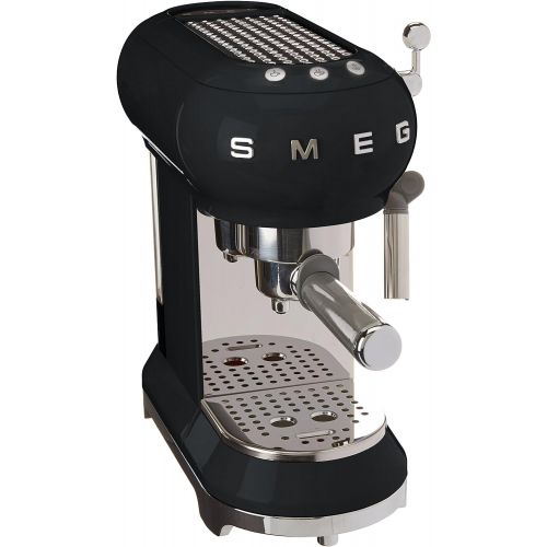 스메그 SMEG Espresso-Kaffeemaschine ECF01BLEU, 1350, 1 Liter, schwarz