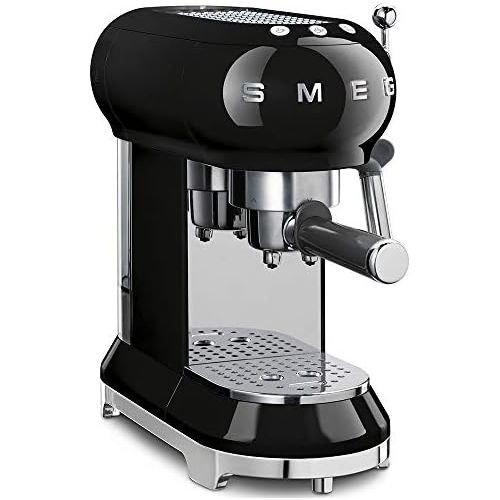 스메그 Smeg Espresso Machine Black ECF01 BLUS