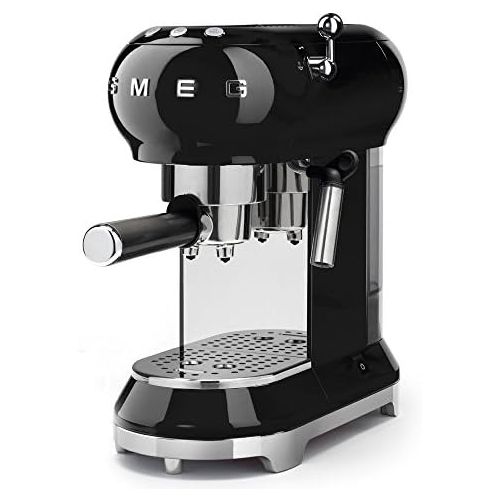 스메그 Smeg Espresso Machine Black ECF01 BLUS